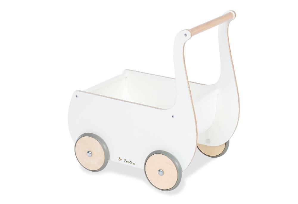 Pinolino Puppenwagen 'Mette', weiß Valentinstagsangebot