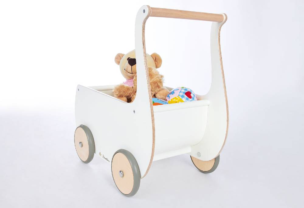 Pinolino Puppenwagen 'Mette', weiß Valentinstagsangebot