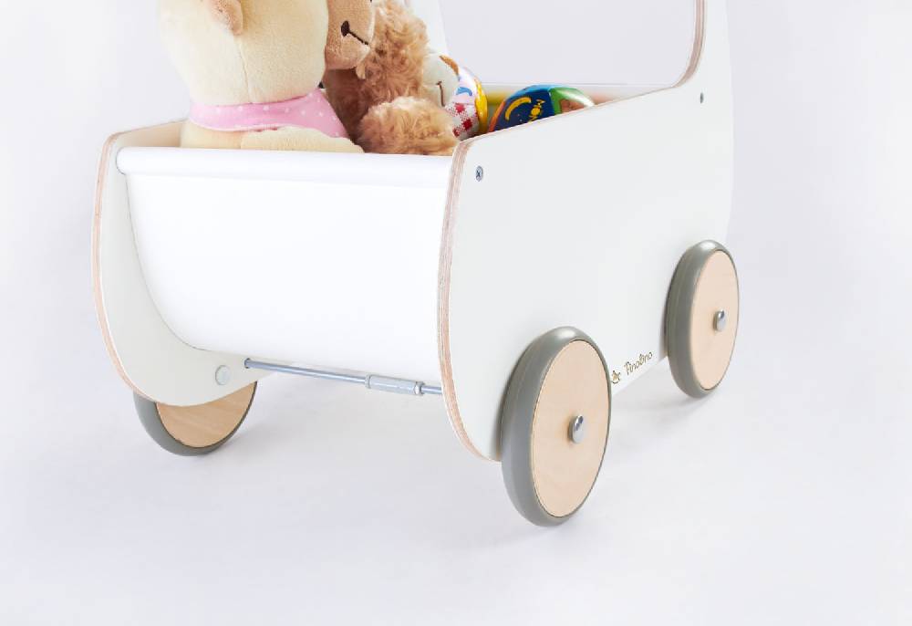 Pinolino Puppenwagen 'Mette', weiß Valentinstagsangebot