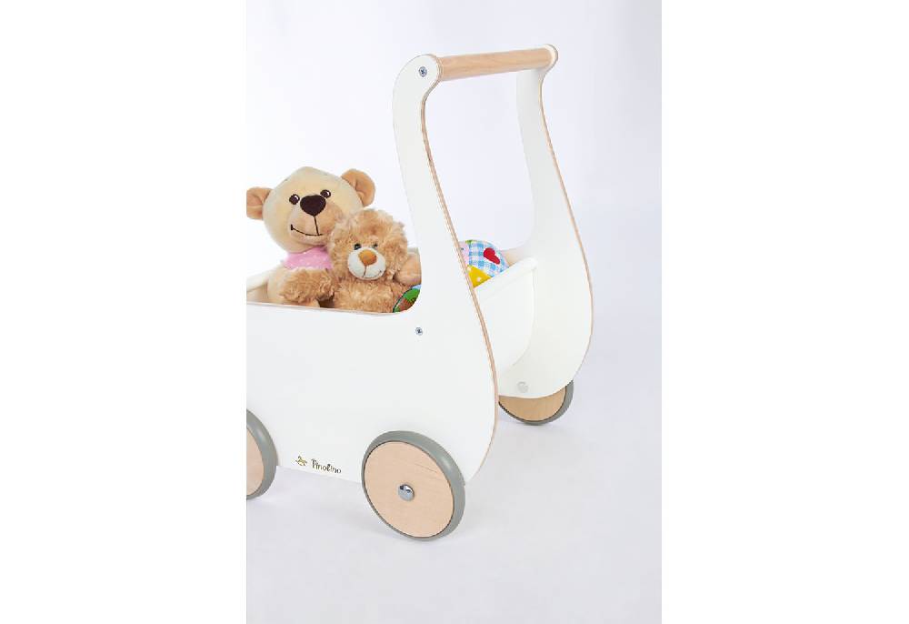 Pinolino Puppenwagen 'Mette', weiß Valentinstagsangebot