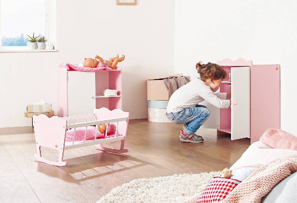 Pinolino Puppenschrank 'Jasmin', 4-tlg Neuheiten
