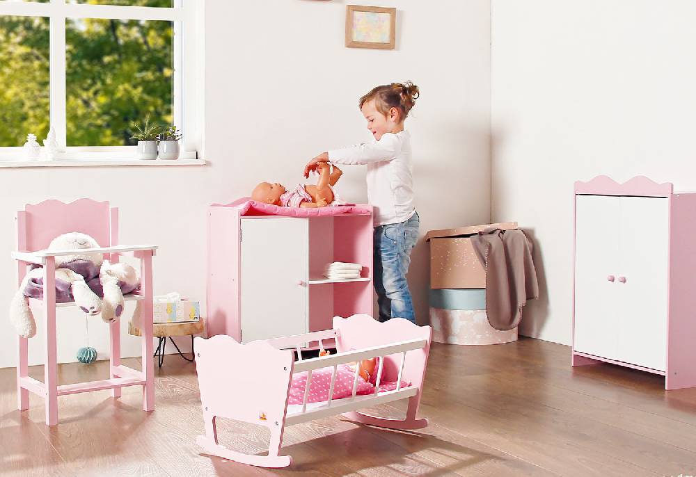 Pinolino Puppenschrank 'Jasmin', 4-tlg Neuheiten
