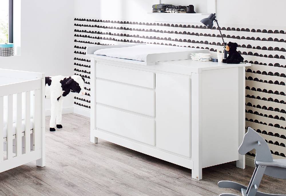 Pinolino Wickelkommode 'Milk' extrabreit - Auslaufartikel Begrenztes Angebot