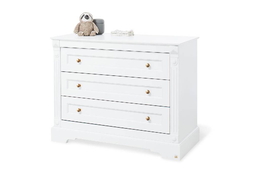 Pinolino Limited Edition - Wickelkommode 'Emilia Gold' breit - Auslaufartikel Jubiläumsangebot