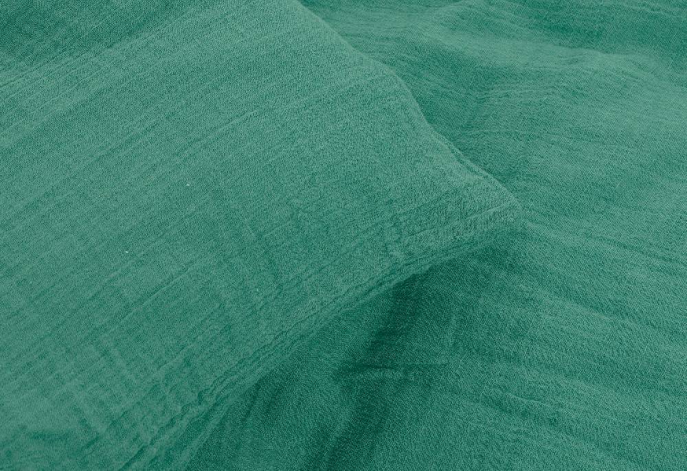 Pinolino Musselin-Bettwäsche für Kinderbetten, grün, 2-tlg. - Auslaufartikel Outlet