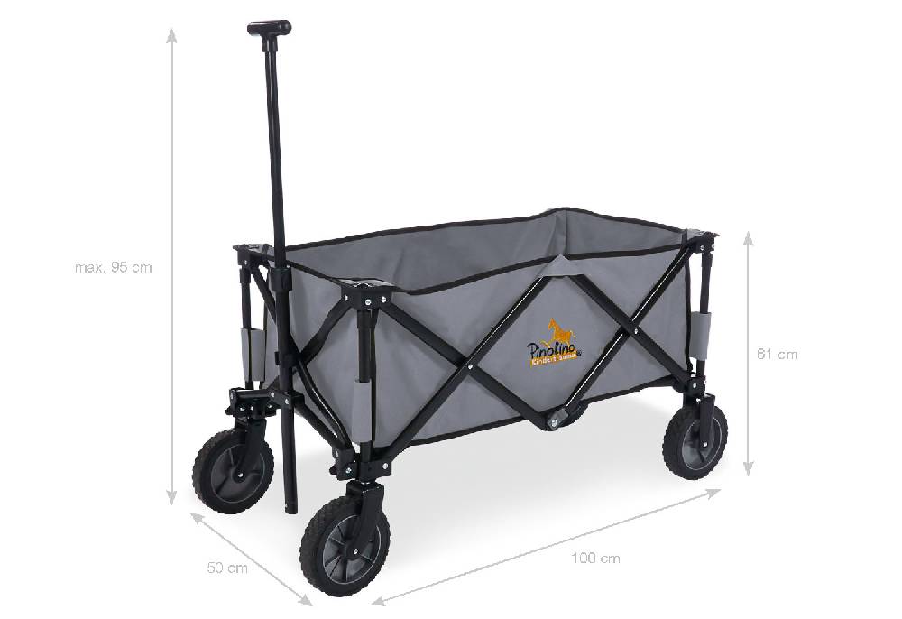 Pinolino Klappbollerwagen 'Porti', grau - Auslaufartikel Rabatt