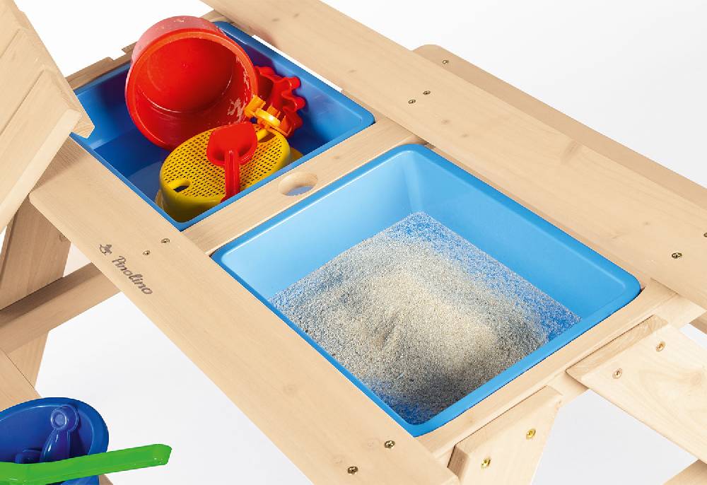 Pinolino Kindersitzgarnitur 'Matsch-Nicki für 4', natur - 2. Wahl Großer Ausverkauf