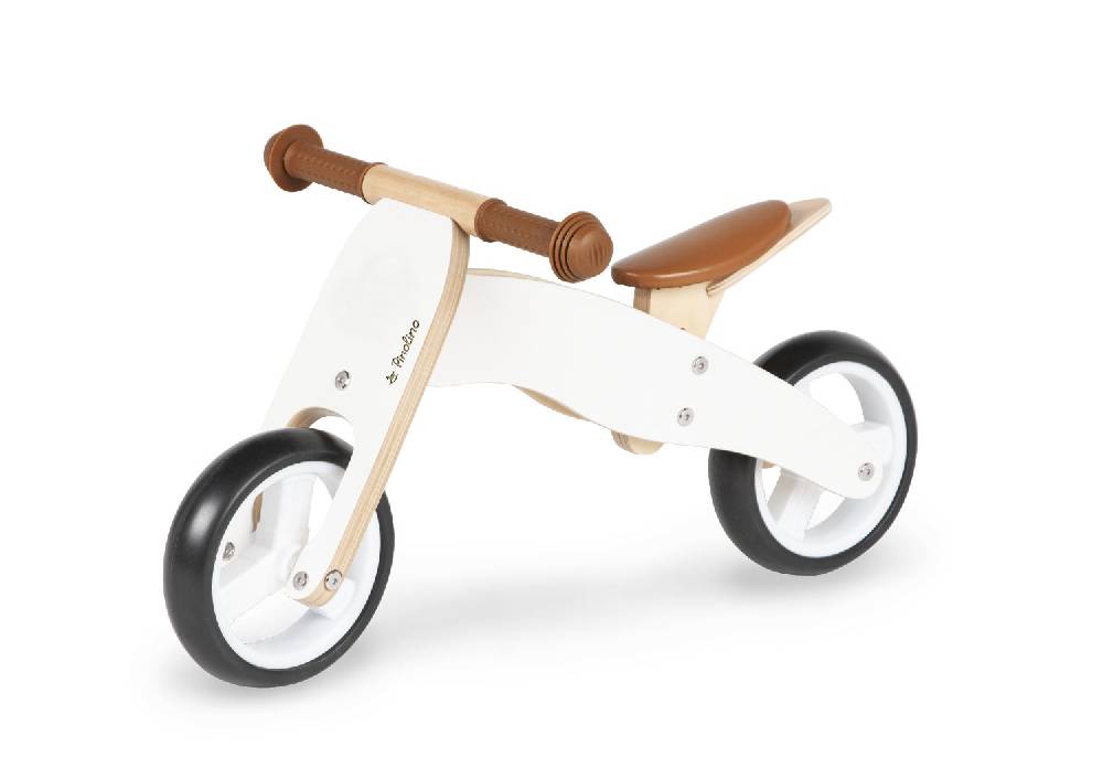 Pinolino Mini-Laufdreirad 'Charlie', weiß/natur - 2. Wahl Begrenztes Angebot