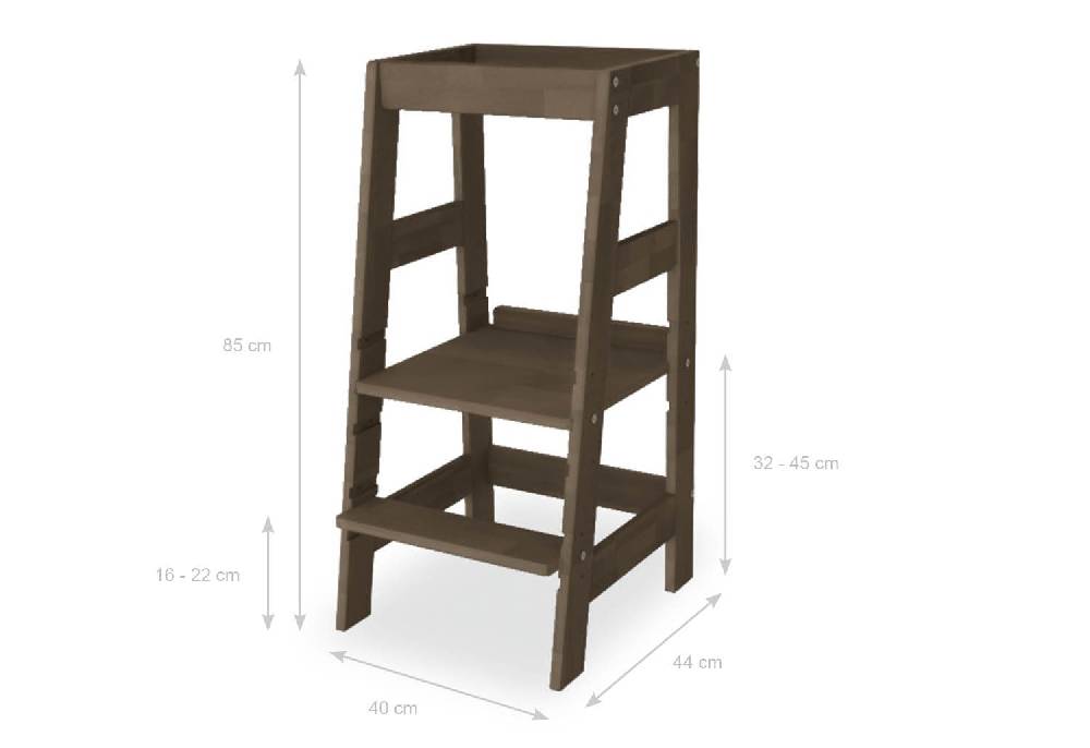 Pinolino Lernturm 'Fino', braun lasiert - Auslaufartikel JETZT KAUFEN