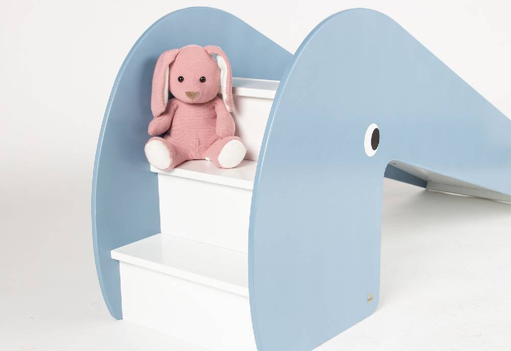 Pinolino Indoor-Rutsche 'Lotta', blau/weiß - Auslaufartikel Auslauf