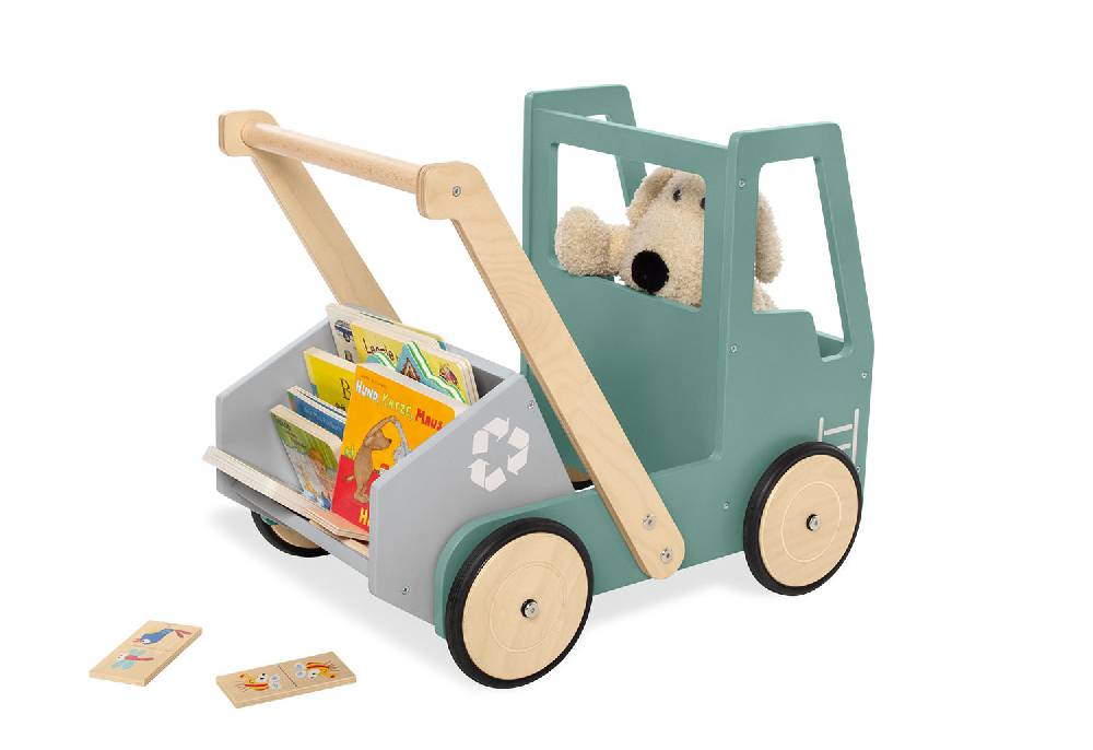 Pinolino Lauflernwagen 'Kipplaster Fred', grün - Schnäppchenartikel Fabrikverkauf