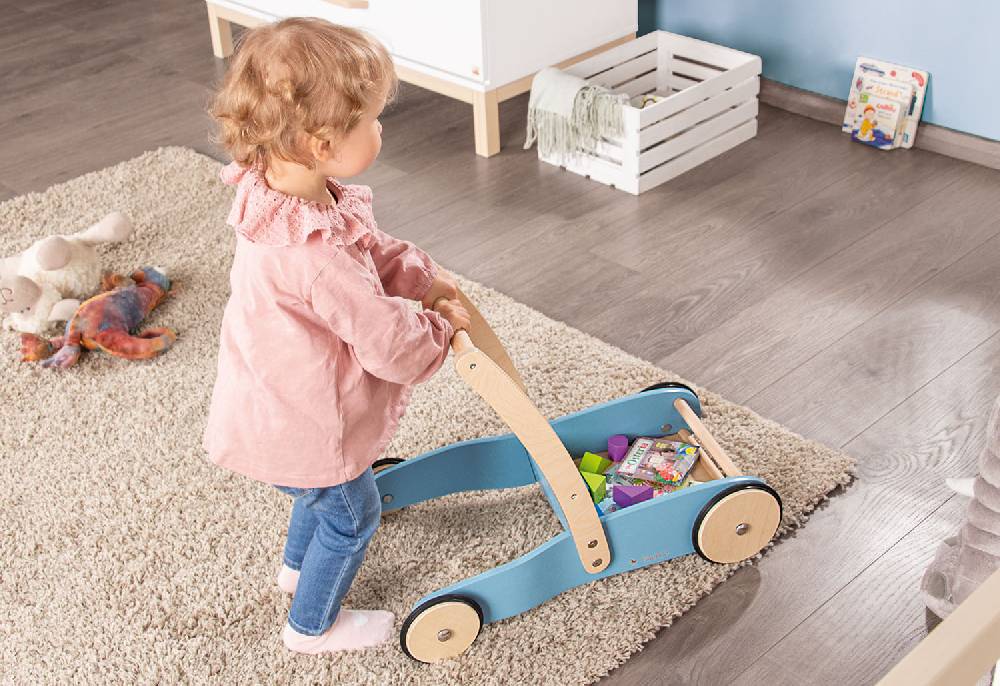 Pinolino Lauflernwagen 'Uli', blau - Auslaufartikel Begrenztes Angebot