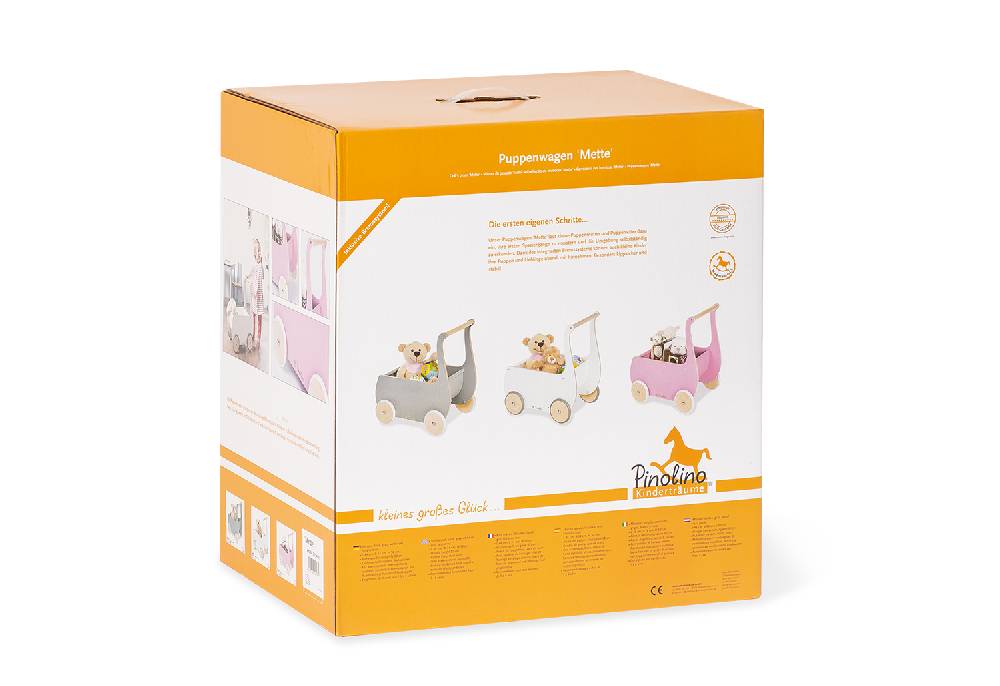 Pinolino Puppenwagen 'Mette', rosa - Auslaufartikel Black Friday