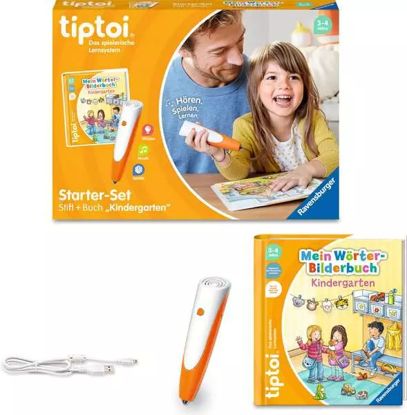 Ravensberger Matratzen tiptoi® Starter-Set: Stift und Wörter-Bilderbuch Kindergarten Zeitbegrenzte Promotion