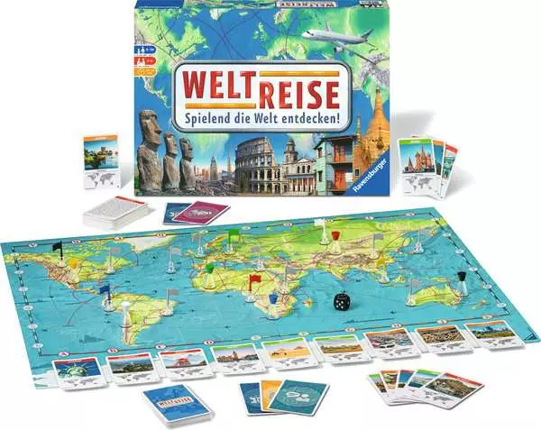 Ravensberger Matratzen Weltreise - Spiel ab 8 Jahren 2025