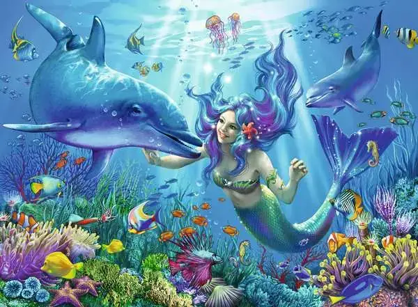 Ravensberger Matratzen Kinderpuzzle ab 8 Jahren - Leuchtendes Unterwasserparadies - 200 Teile Angebote