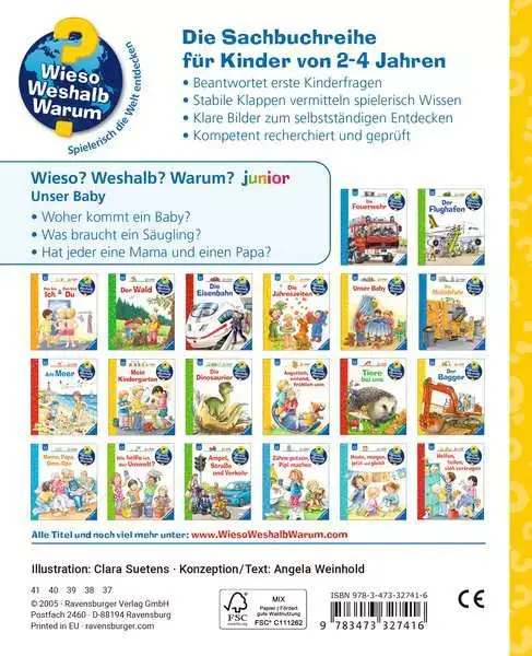 Ravensberger Matratzen Ravensburger Wieso? Weshalb? Warum? junior, Band 12: Unser Baby Begrenztes Angebot