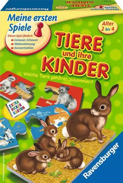 Ravensberger Matratzen Tiere und ihre Kinder - Kinderspiel ab 2 Jahren Preisnachlass