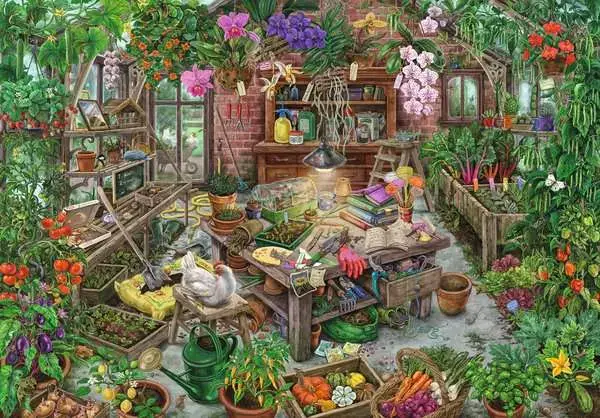 Ravensberger Matratzen Puzzle 368 Teile - Im Gewächshaus Weihnachtsangebot