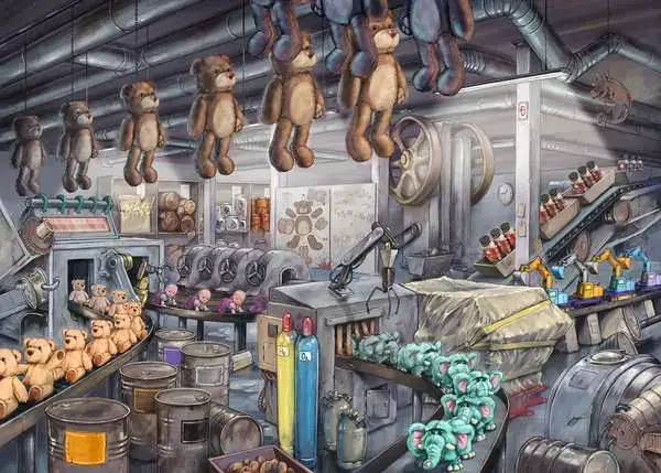 Ravensberger Matratzen Puzzle 368 Teile - In der Spielzeugfabrik Osterangebot
