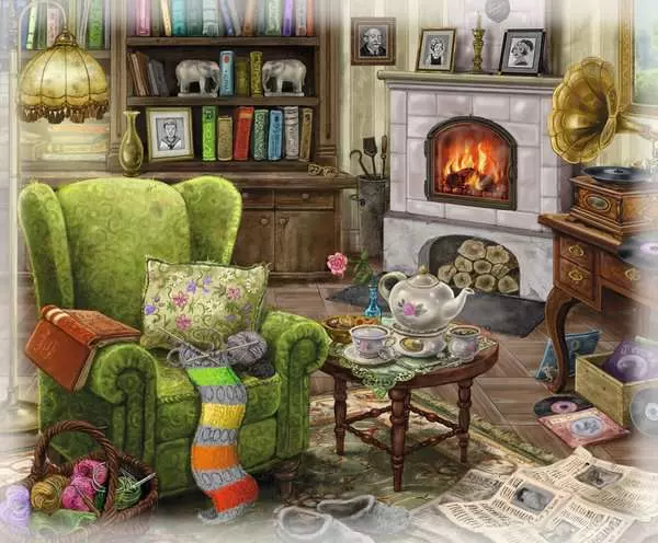 Ravensberger Matratzen Puzzle 99 Teile - Im Gutshaus Wohnzimmer Große Rabatte
