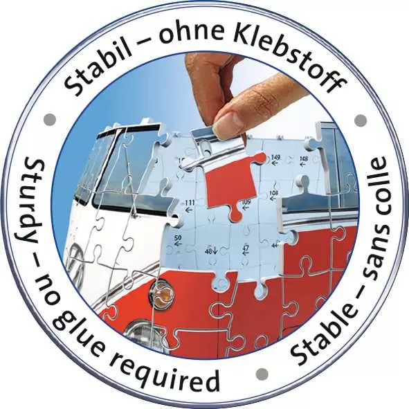 Ravensberger Matratzen 3D Puzzle Volkswagen T1 Riesige Ersparnisse