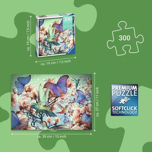 Ravensberger Matratzen Puzzle 300 Teile - Hummingbird Begrenzte Freigabe