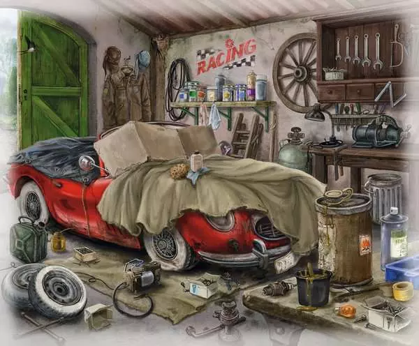 Ravensberger Matratzen Puzzle 99 Teile - Im Gutshaus Garage Letzte 2 Tage