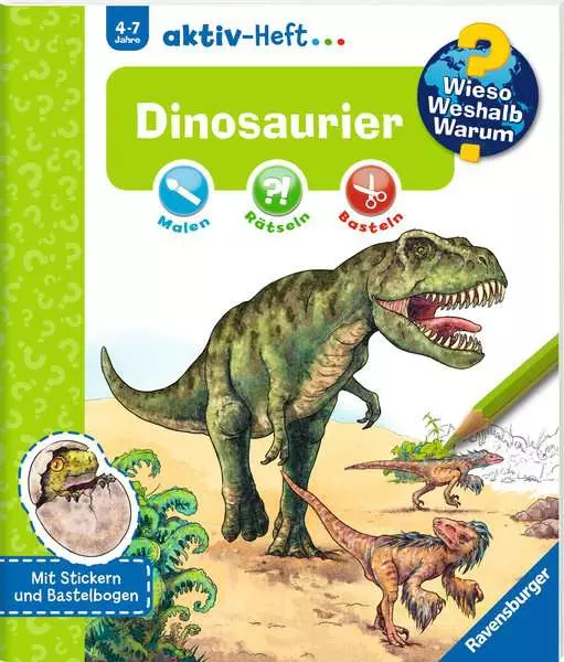 Ravensberger Matratzen Ravensburger Wieso? Weshalb? Warum? aktiv-Heft: Dinosaurier 2025