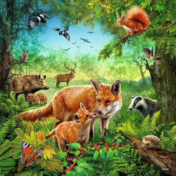 Ravensberger Matratzen Kinderpuzzle ab 5 Jahren - Tiere der Erde - 49 Teile Auslauf