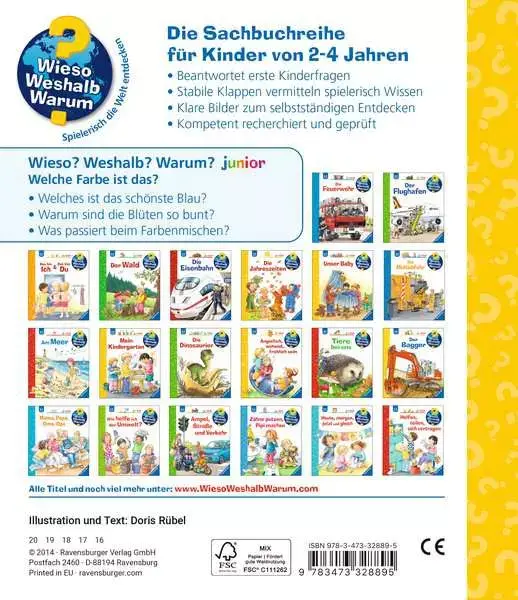 Ravensberger Matratzen Ravensburger Wieso? Weshalb? Warum? junior, Band 13: Welche Farbe ist das? Blitzverkäufe