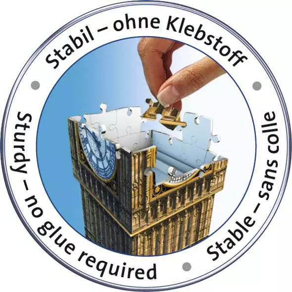 Ravensberger Matratzen 3D Puzzle Big Ben Kostenloser Versand