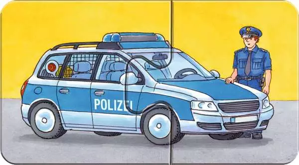 Ravensberger Matratzen Kinderpuzzle ab 2 Jahren - Einsatzfahrzeuge - 2 Teile Fabrik Onlineshop