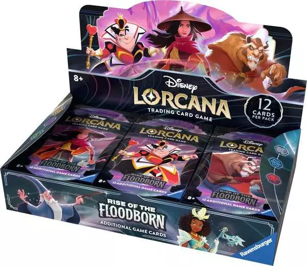 Ravensberger Matratzen Disney Lorcana: Aufstieg der Flutgestalten - Display mit 24 Booster Packs (Englisch) Zeitlich begrenztes Angebot