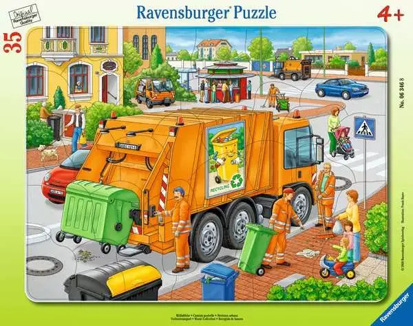 Ravensberger Matratzen Kinderpuzzle ab 4 Jahren - Müllabfuhr - 35 Teile Exklusive Angebote
