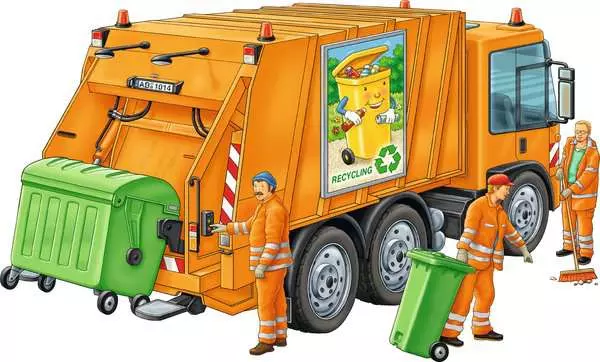 Ravensberger Matratzen Kinderpuzzle ab 4 Jahren - Müllabfuhr - 35 Teile Exklusive Angebote