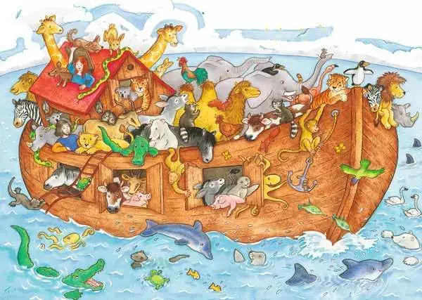 Ravensberger Matratzen Kinderpuzzle ab 4 Jahren - Die große Arche Noah - 48 Teile VIP-Rabatte