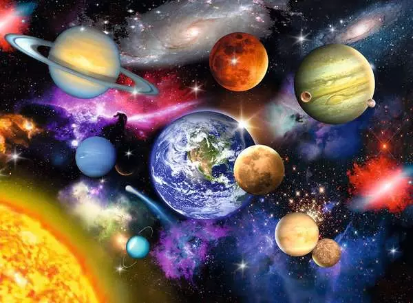 Ravensberger Matratzen Kinderpuzzle ab 9 Jahren - Solar System - 300 Teile Begrenzte Freigabe