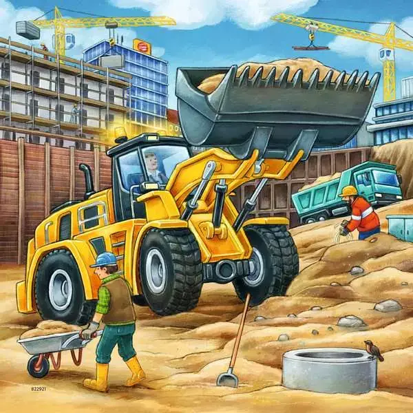 Ravensberger Matratzen Kinderpuzzle ab 5 Jahren - Große Baufahrzeuge - 49 Teile Bis zu 60% Rabatt