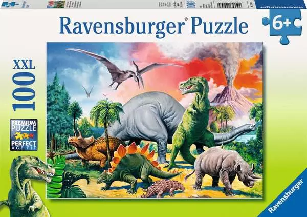 Ravensberger Matratzen Kinderpuzzle ab 6 Jahren - Unter Dinosauriern - 100 Teile Bis zu 65% Rabatt