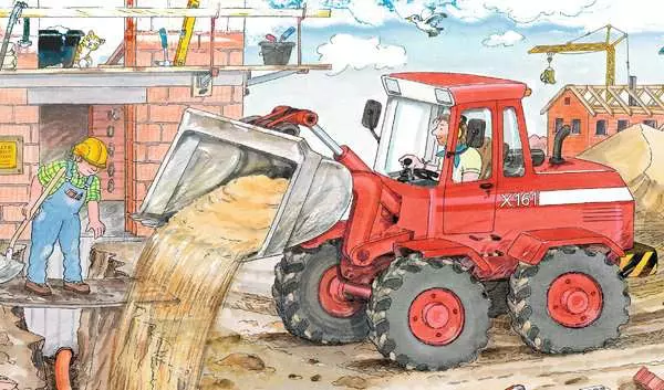 Ravensberger Matratzen Kinderpuzzle ab 3 Jahren - Mein Bagger - 15 Teile Nur noch ein Tag übrig