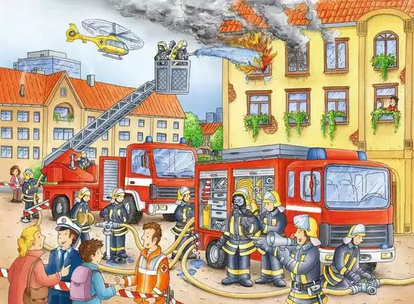 Ravensberger Matratzen Kinderpuzzle ab 6 Jahren - Unsere Feuerwehr - 100 Teile Riesige Rabatte
