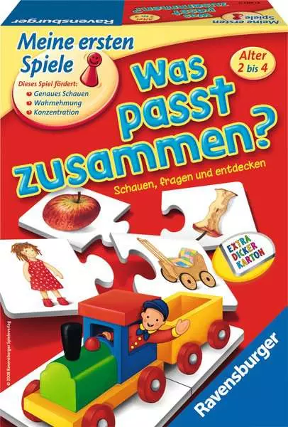 Ravensberger Matratzen Was passt zusammen? - Kinderspiel ab 2 Jahren Speichern exportieren