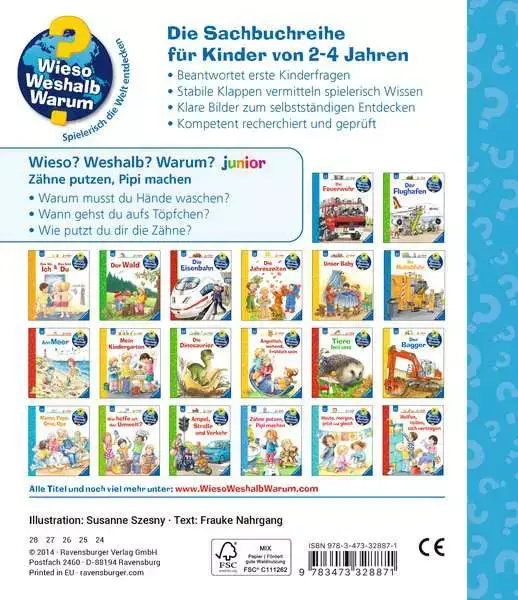 Ravensberger Matratzen Ravensburger Wieso? Weshalb? Warum? junior, Band 52: Zähne putzen, Pipi machen Angebote