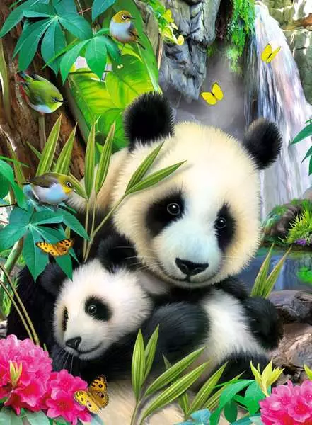 Ravensberger Matratzen Kinderpuzzle ab 9 Jahren - Lieber Panda - 300 Teile Limitierter Zeitrabatt