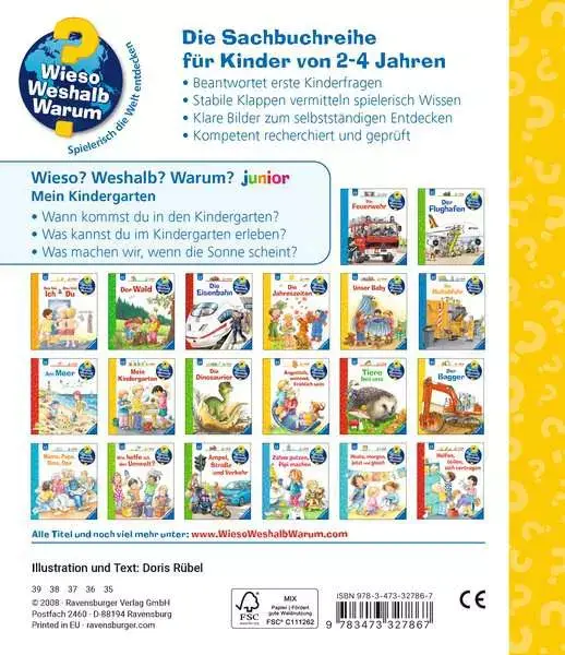 Ravensberger Matratzen Ravensburger Wieso? Weshalb? Warum? junior, Band 24: Mein Kindergarten Osterangebot