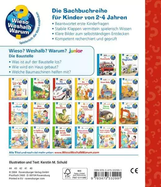 Ravensberger Matratzen Ravensburger Wieso? Weshalb? Warum? junior, Band7: Die Baustelle Vatertagsangebot