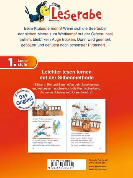 Ravensberger Matratzen Leserabe mit Mildenberger Silbenmethode: Piratengeschichten Jubiläumsangebot