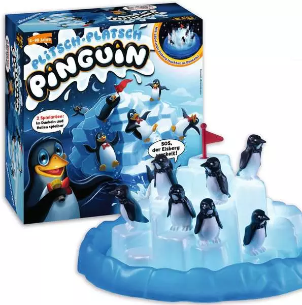 Ravensberger Matratzen Plitsch - Platsch Pinguin - Kinderspiel ab 4 Jahren Neueste Mode