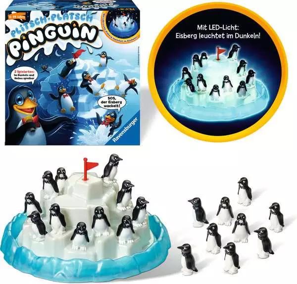 Ravensberger Matratzen Plitsch - Platsch Pinguin - Kinderspiel ab 4 Jahren Neueste Mode